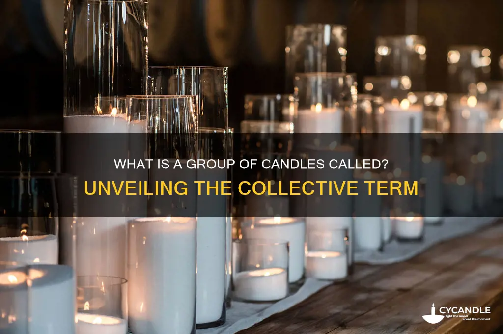 what is a group of candles called