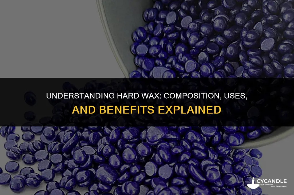 what is a hard wax