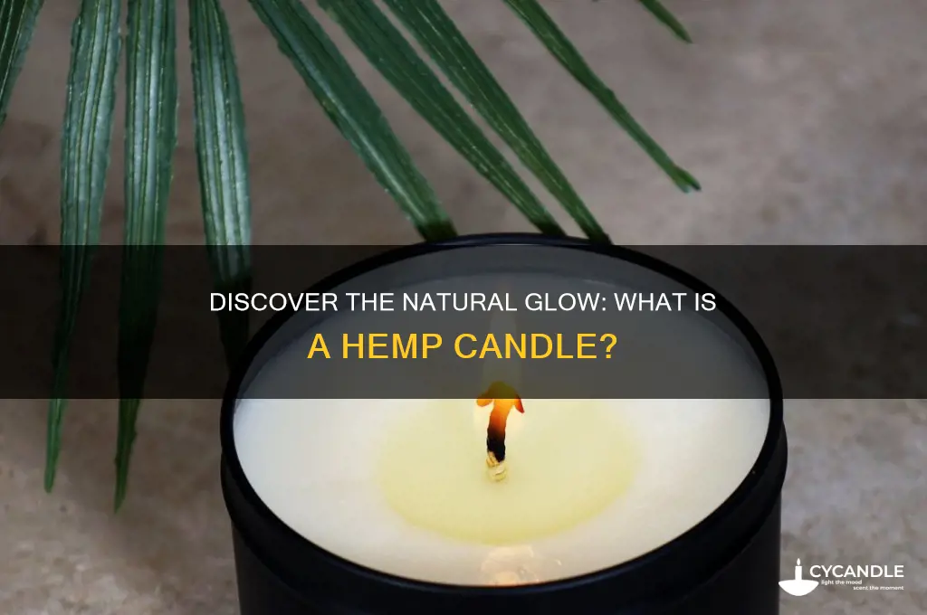 what is a hemp candle
