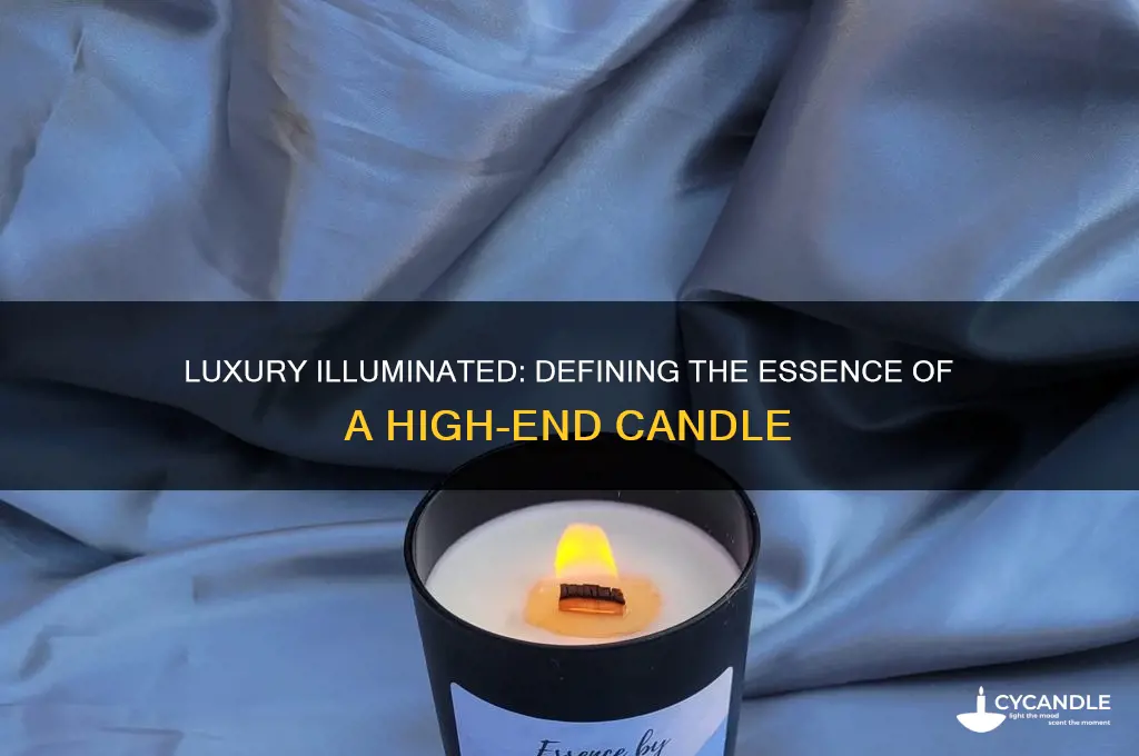 what is a high end candle