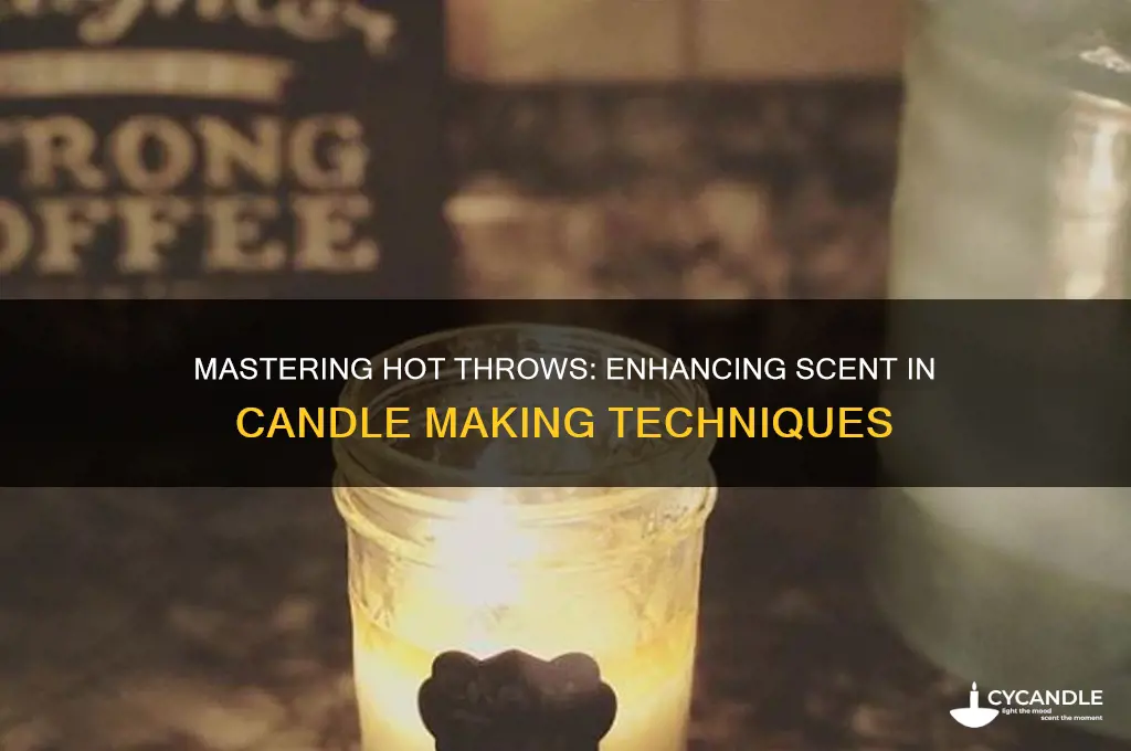 what is a hot throw in candle making
