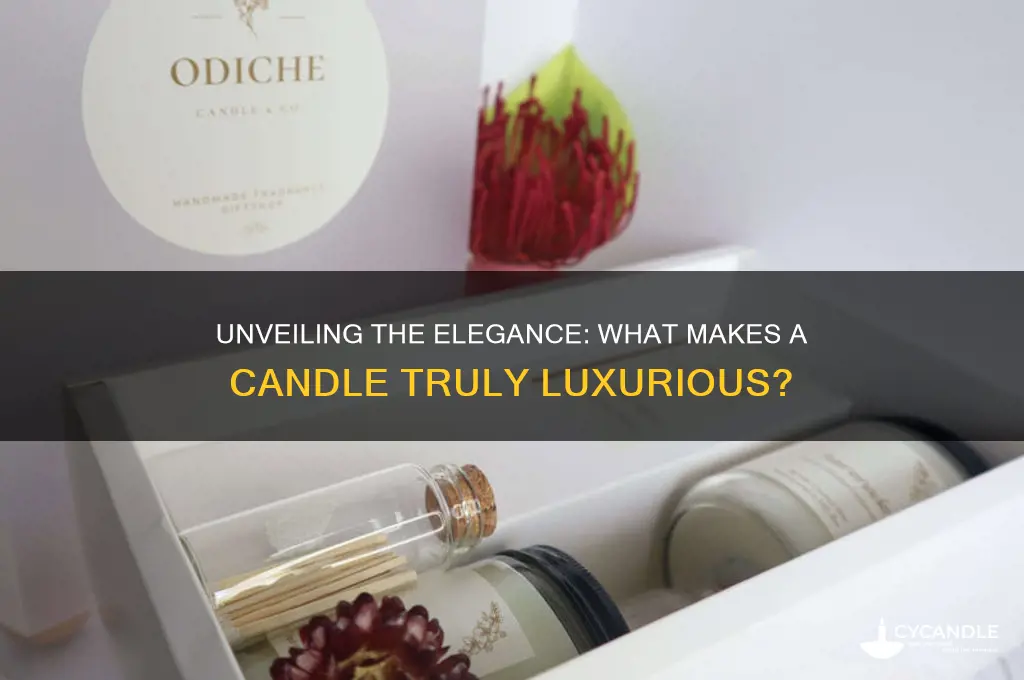 what is a luxury candle