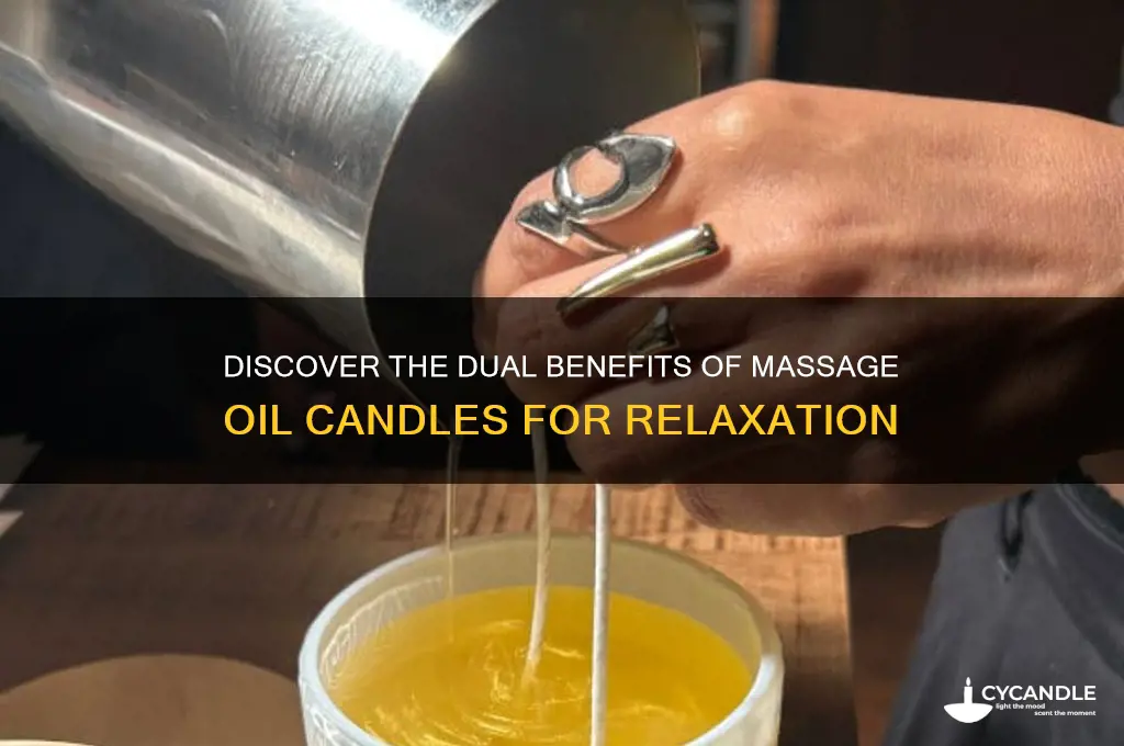 what is a massage oil candle