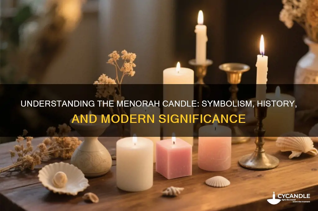 what is a menorah candle