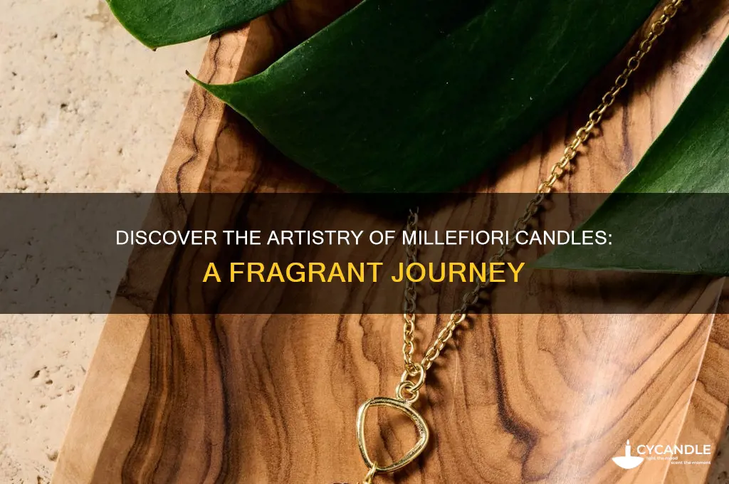 what is a millefiori candle