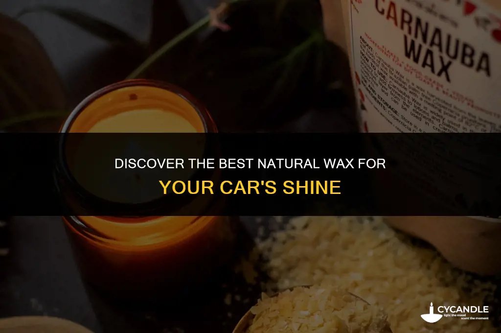 what is a natural wax for cars