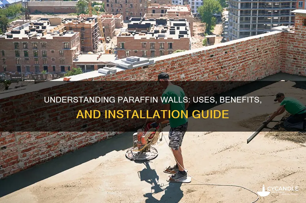 what is a paraffin wall