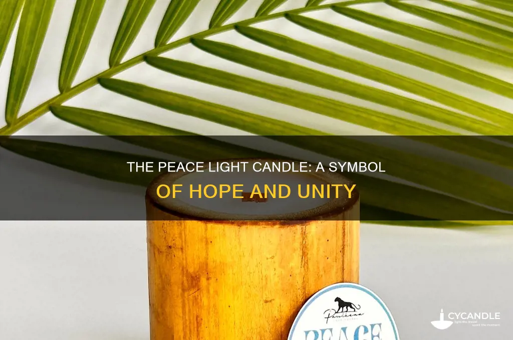 what is a peace light candle