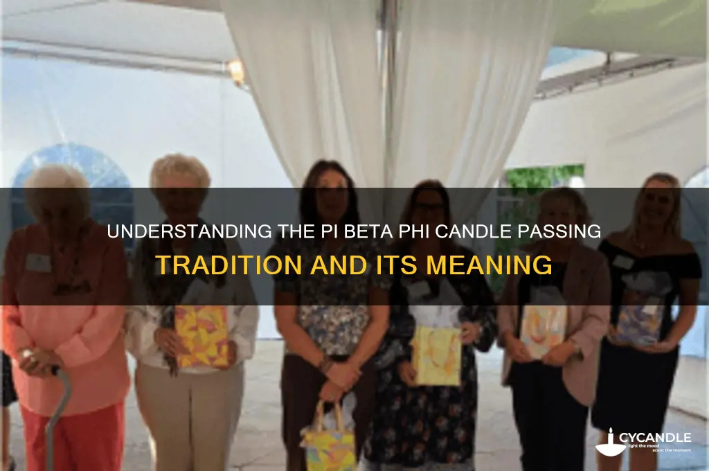 what is a pi beta phi candle passing