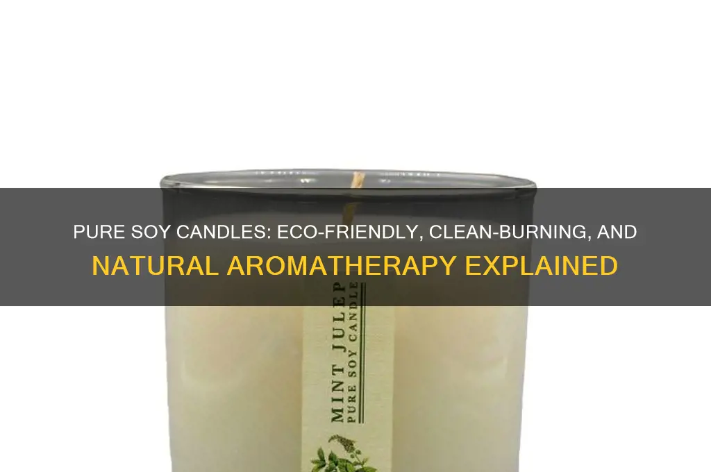 what is a pure soy candle