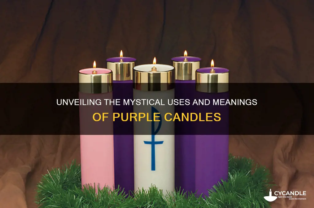 what is a purple candle for
