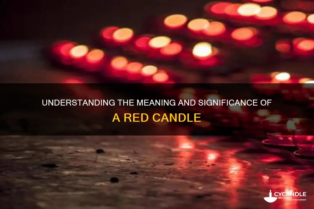 what is a red candle
