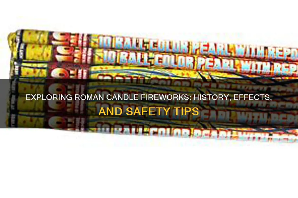 what is a roman candle firework