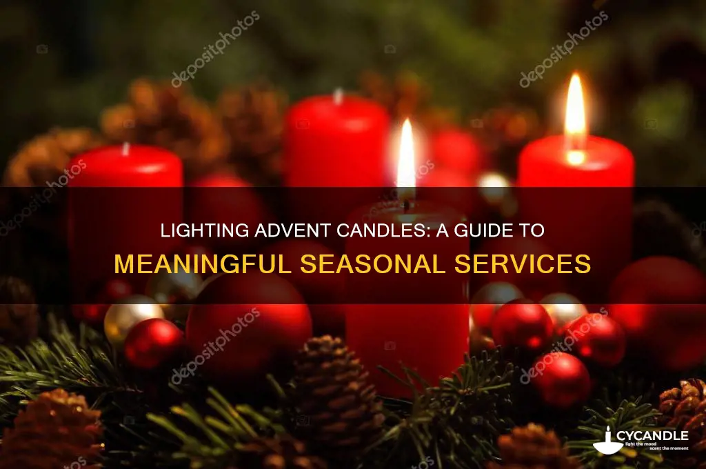 what is a service for lighting advent candles