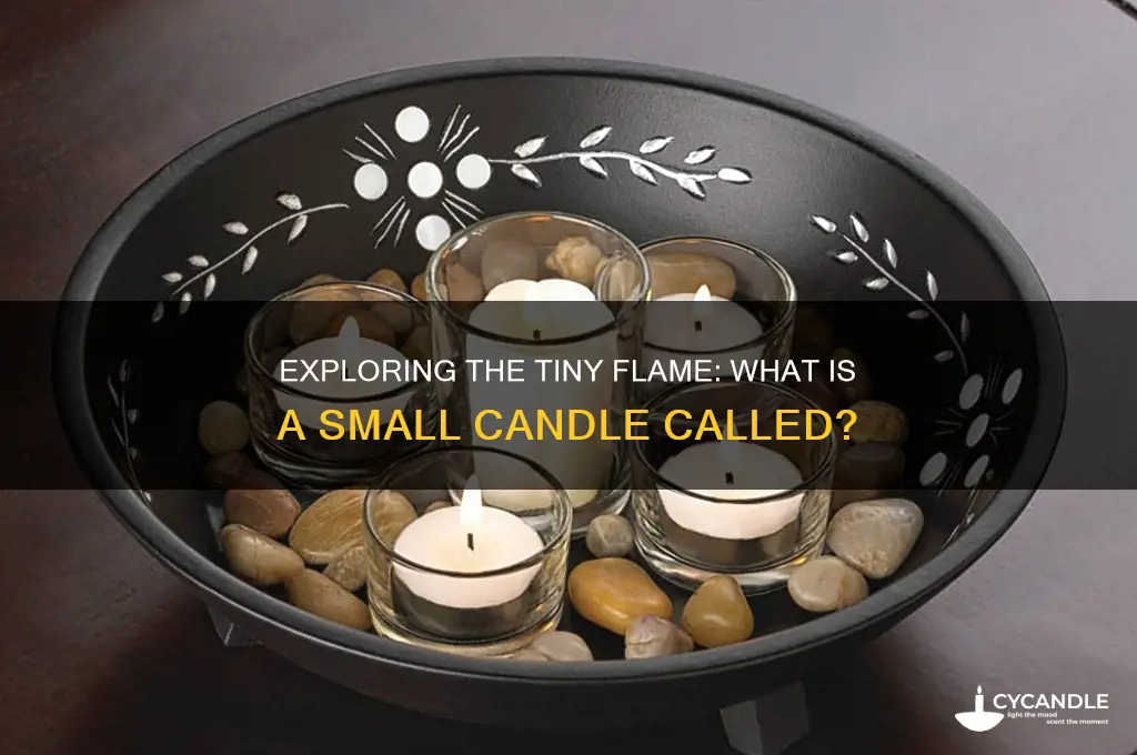 what is a small candle called