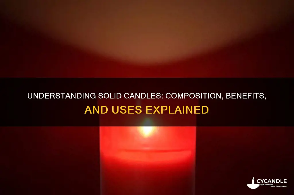 what is a solid candle