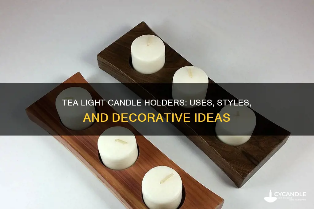what is a tea light candle holder
