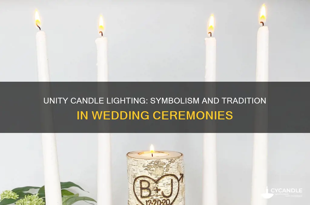 what is a unity candle lighting