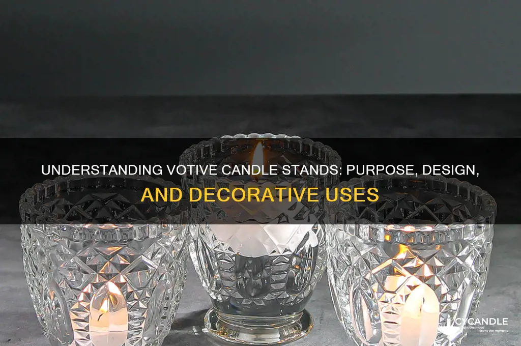 what is a votive candle stand