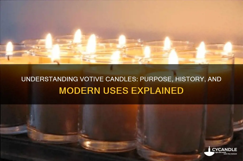 what is a votive candles