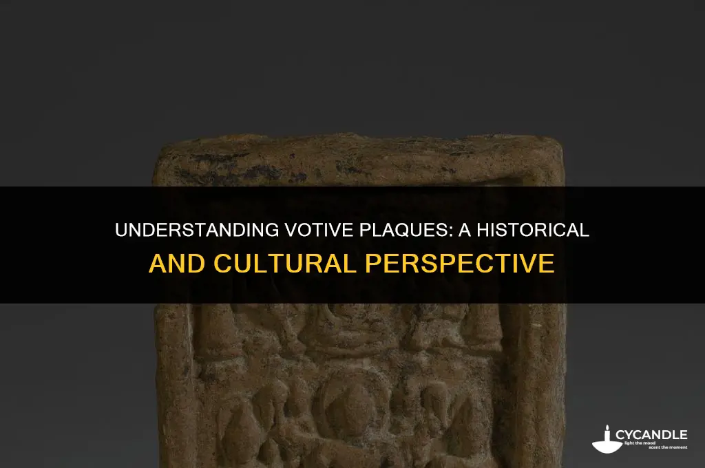what is a votive plaque