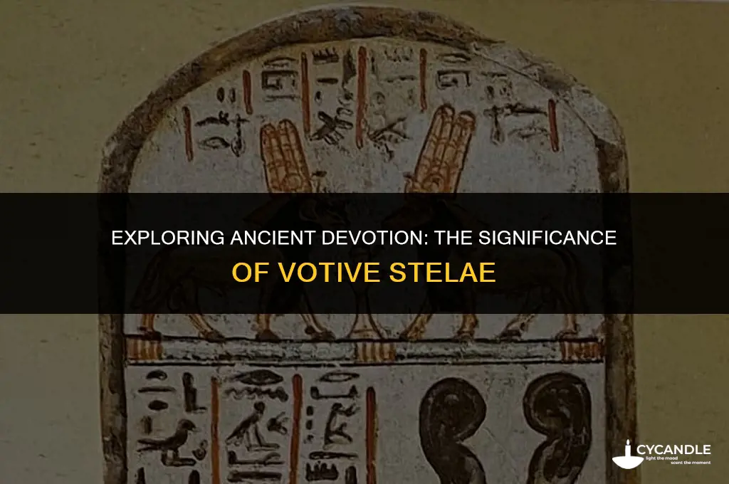what is a votive stela
