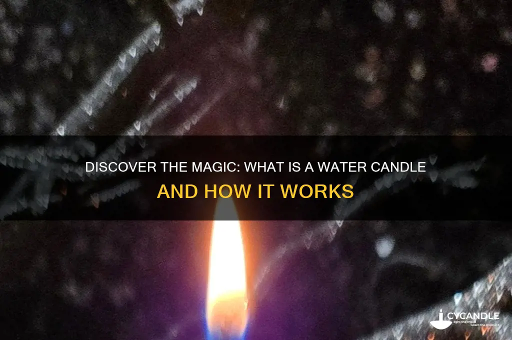 what is a water candle