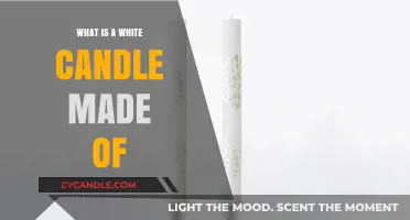 Unveiling the Ingredients: What Materials Make Up a White Candle?