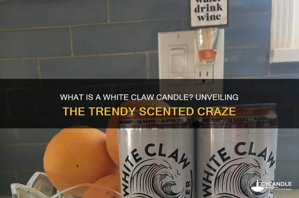 what is a white claw candle