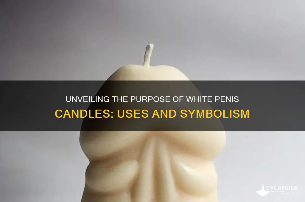 what is a white penis candle used for