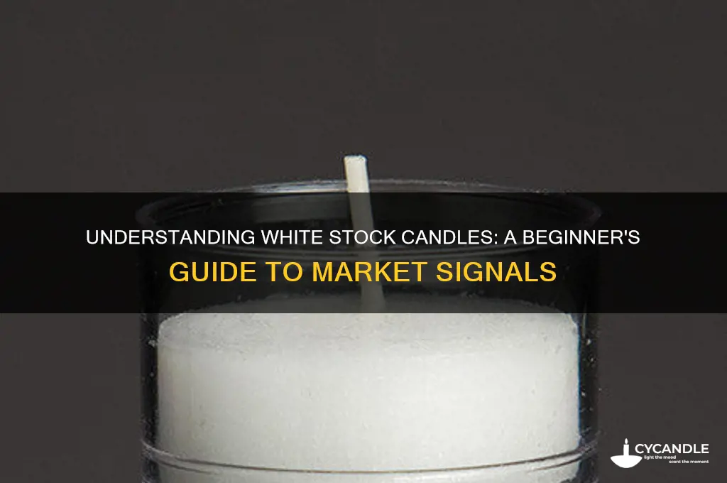 what is a white stock candle