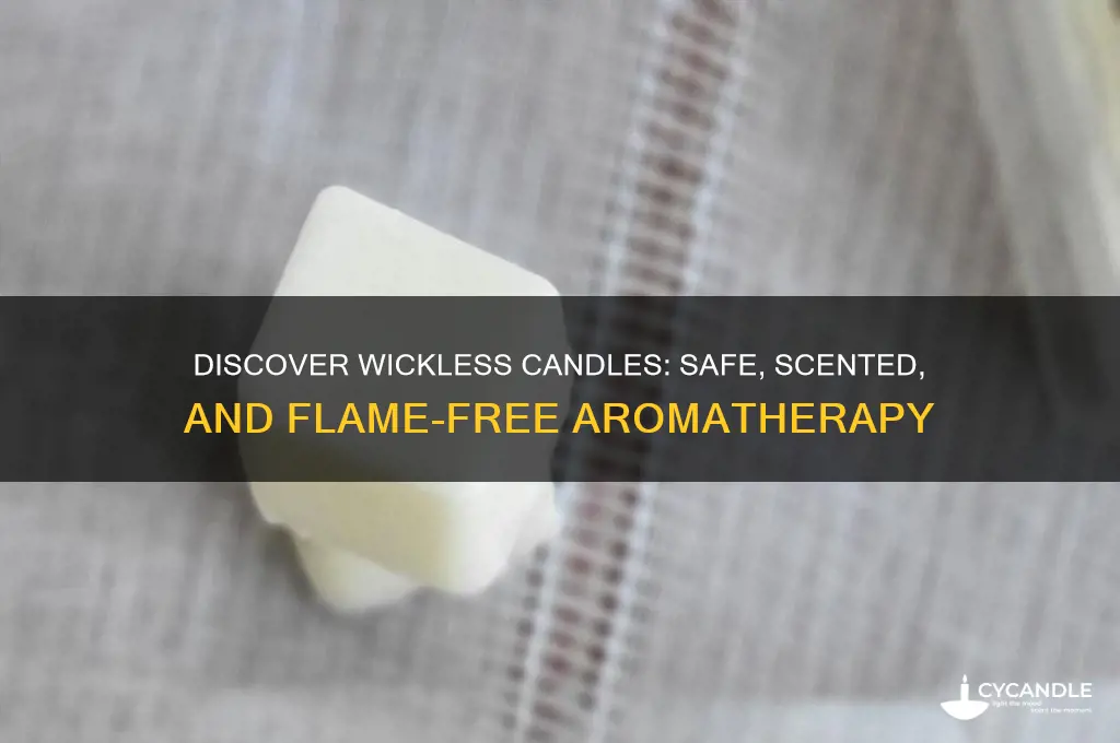 what is a wickless candle
