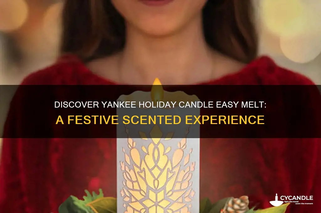 what is a yankee holiday candle easy melt