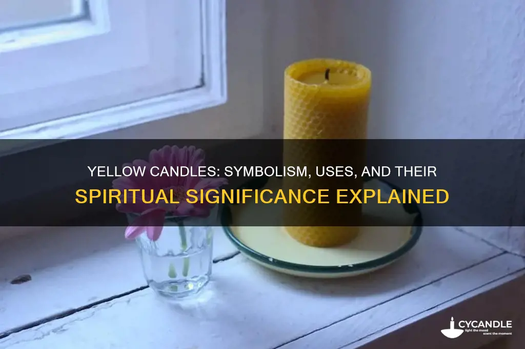 what is a yellow candle for
