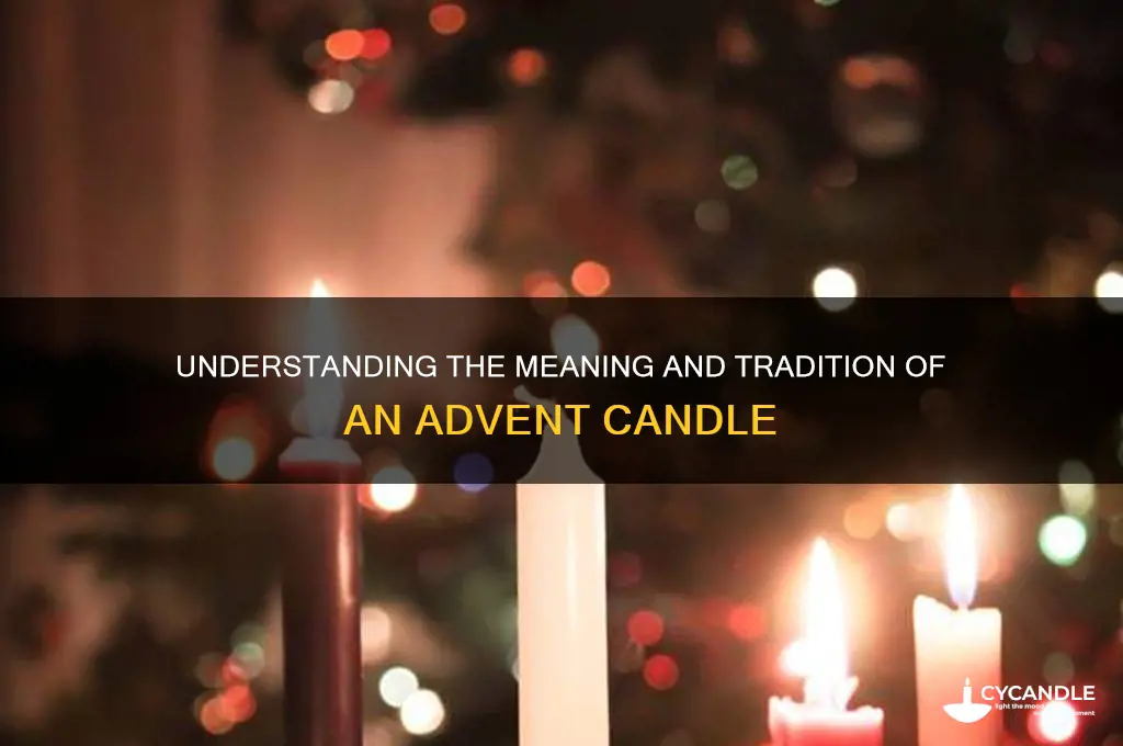 what is an advent candle