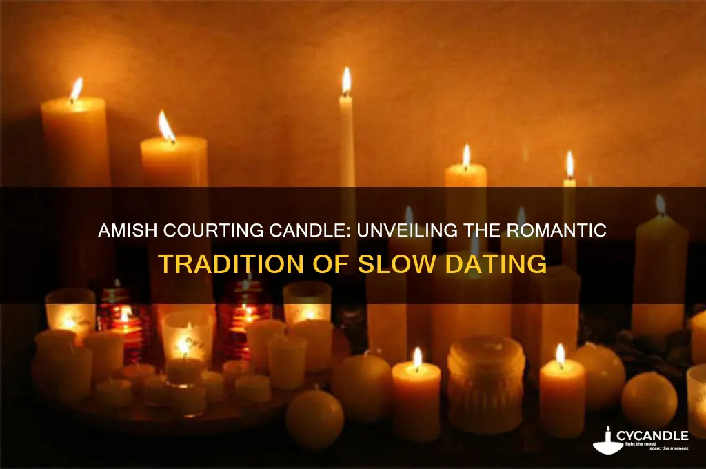 what is an amish courting candle