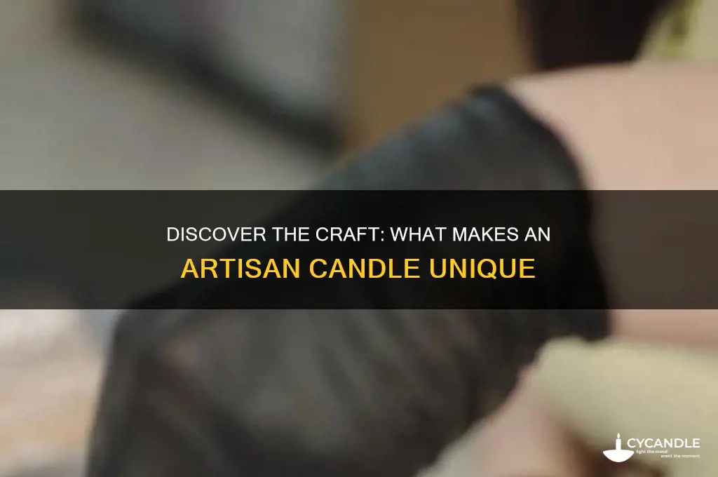 what is an artisan candle