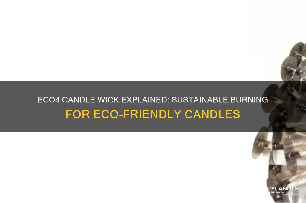 what is an eco4 candle wick