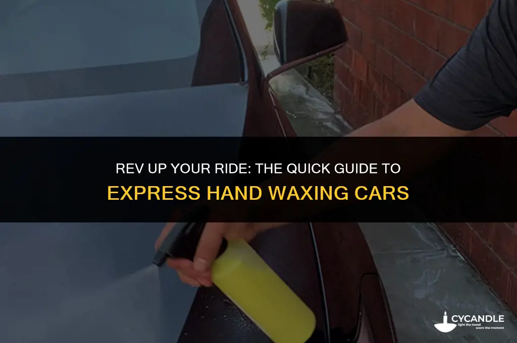 what is an express hand wax cars