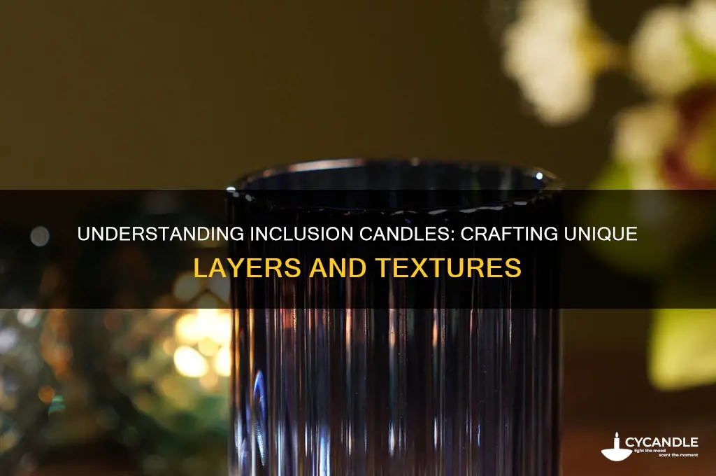 what is an inclusion candle