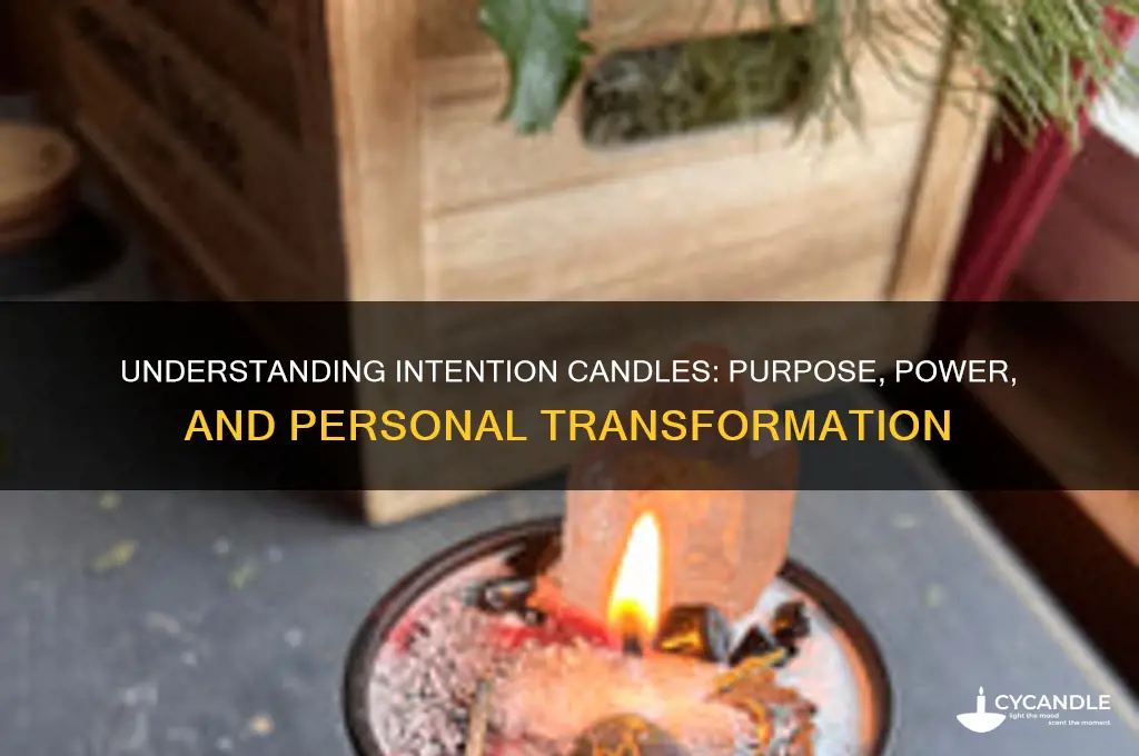 what is an intention candle