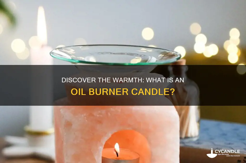 what is an oil burner candle