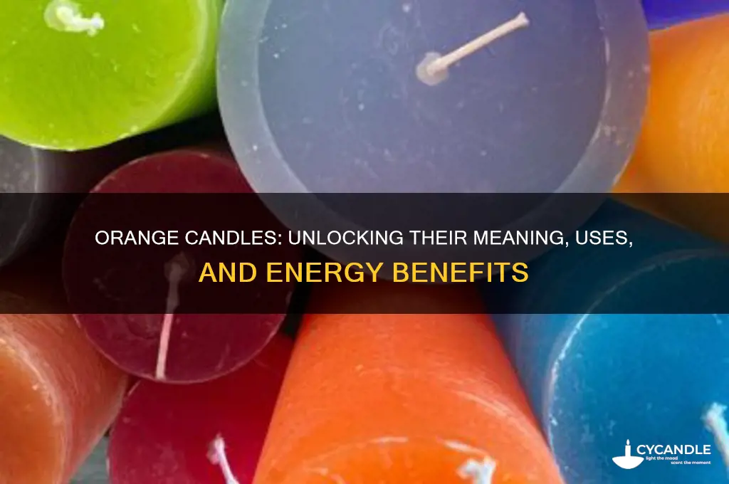 what is an orange candle for