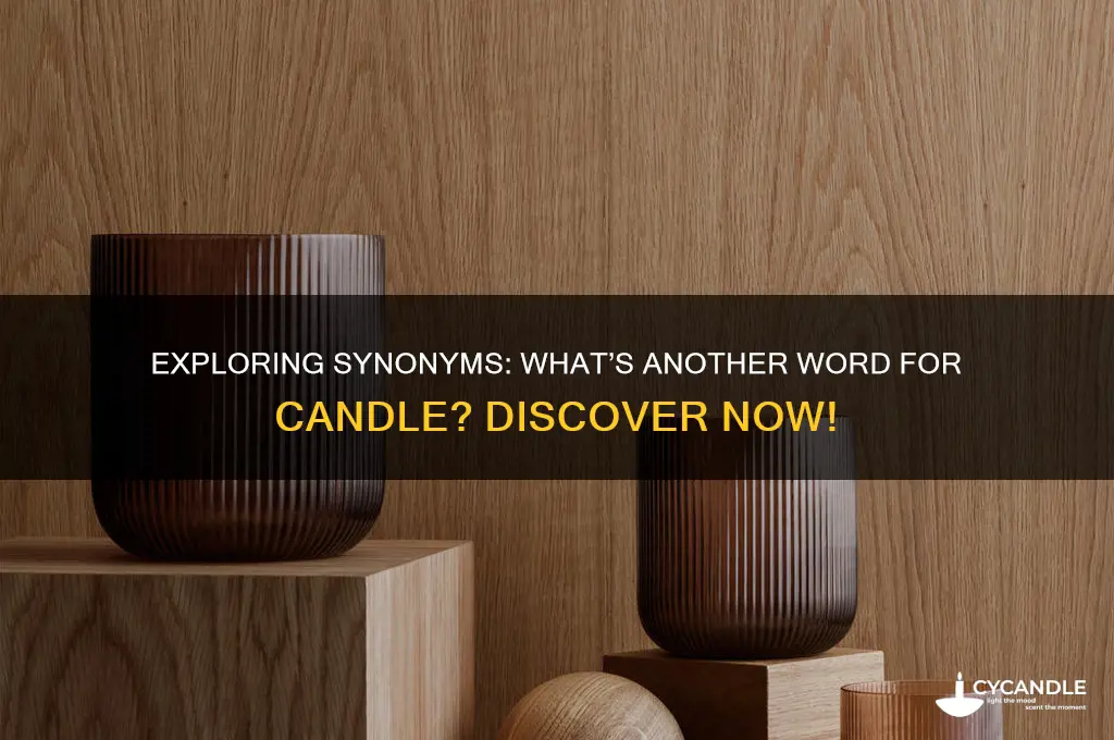 what is another word for candle
