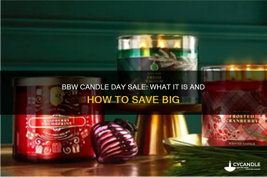 what is bbw candle day sale