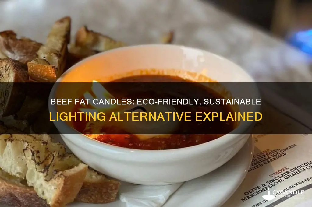 what is beef fat candle