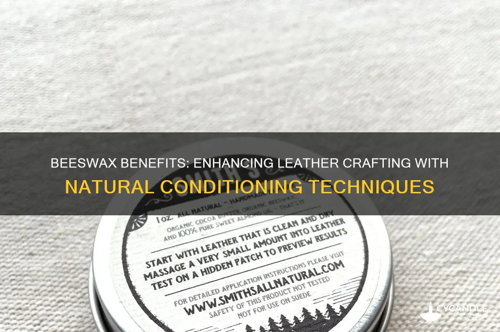 what is beeswax for leather crafting