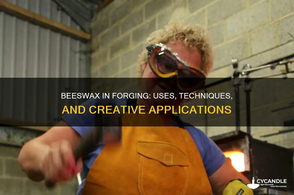 what is beeswax used for forging