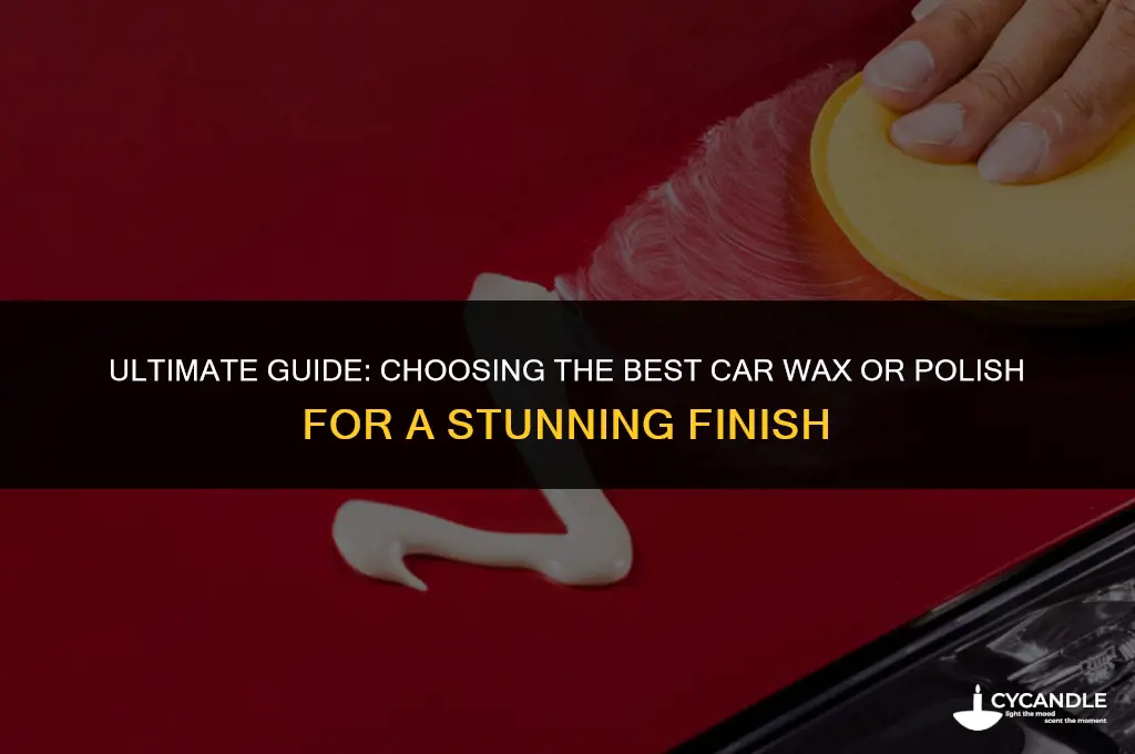 what is best wax or polish on a car