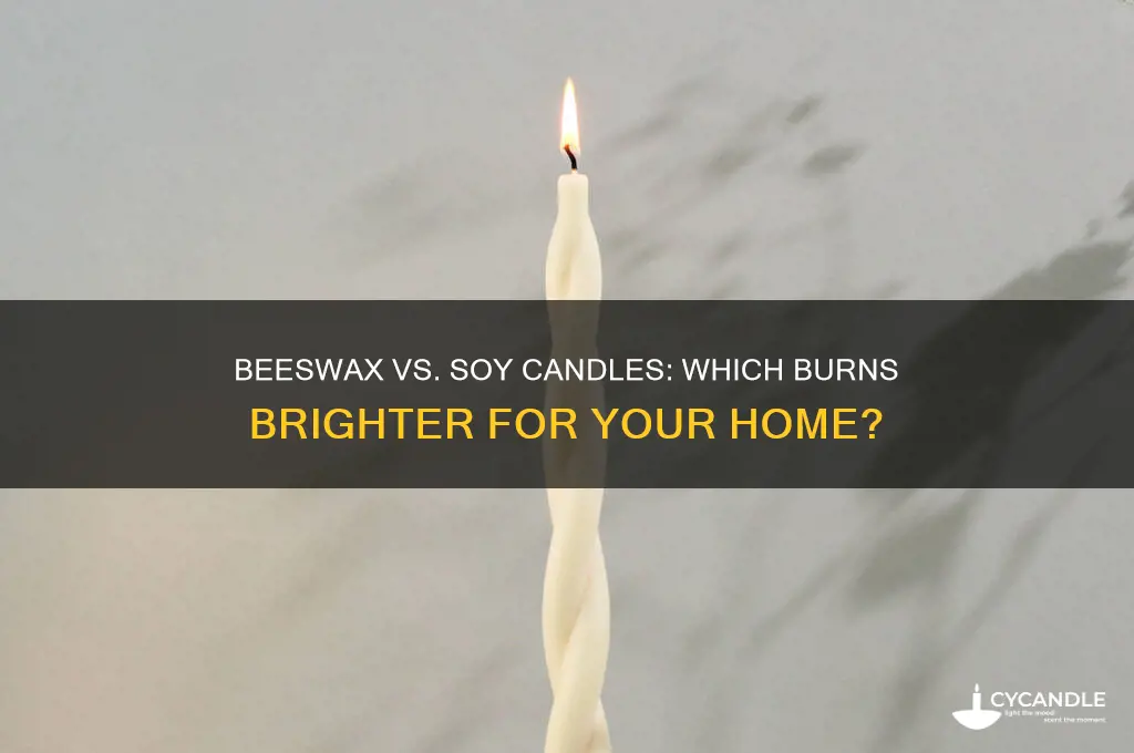 what is better beeswax or soy candles